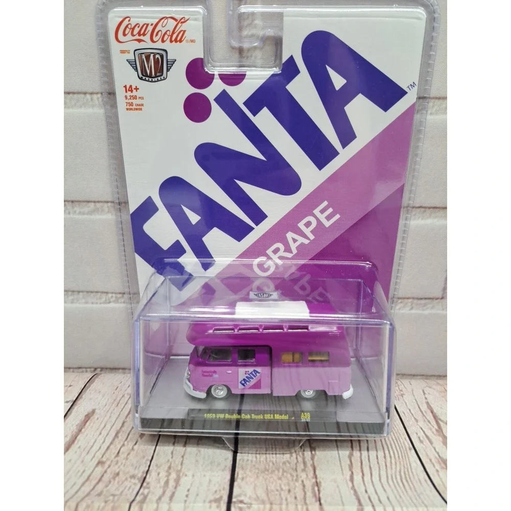 NIB M2 Machines Grape Fanta 1959 VW Double Cab Truck Collectors Edition